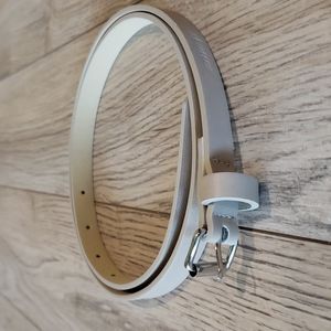 Taupe Skinny Belt